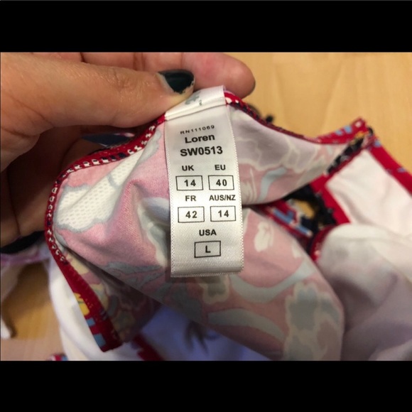 NWOT Panache Loren Drawside Bikini Brief Size L - Picture 6 of 6